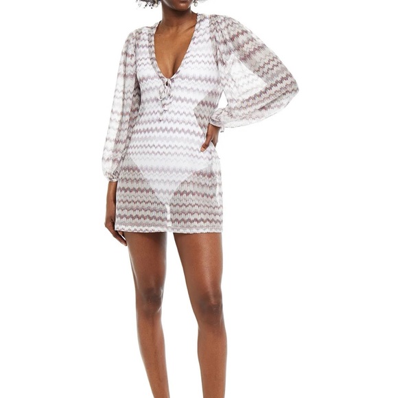 Missoni Other - MISSONI MARE Metallic crochet-knit coverup in IT size 38. Worn twice!